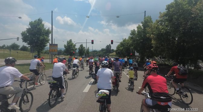 Radsternfahrt nach Stuttgart am 10. Juni 2018 von „Weil der Stadt“ aus